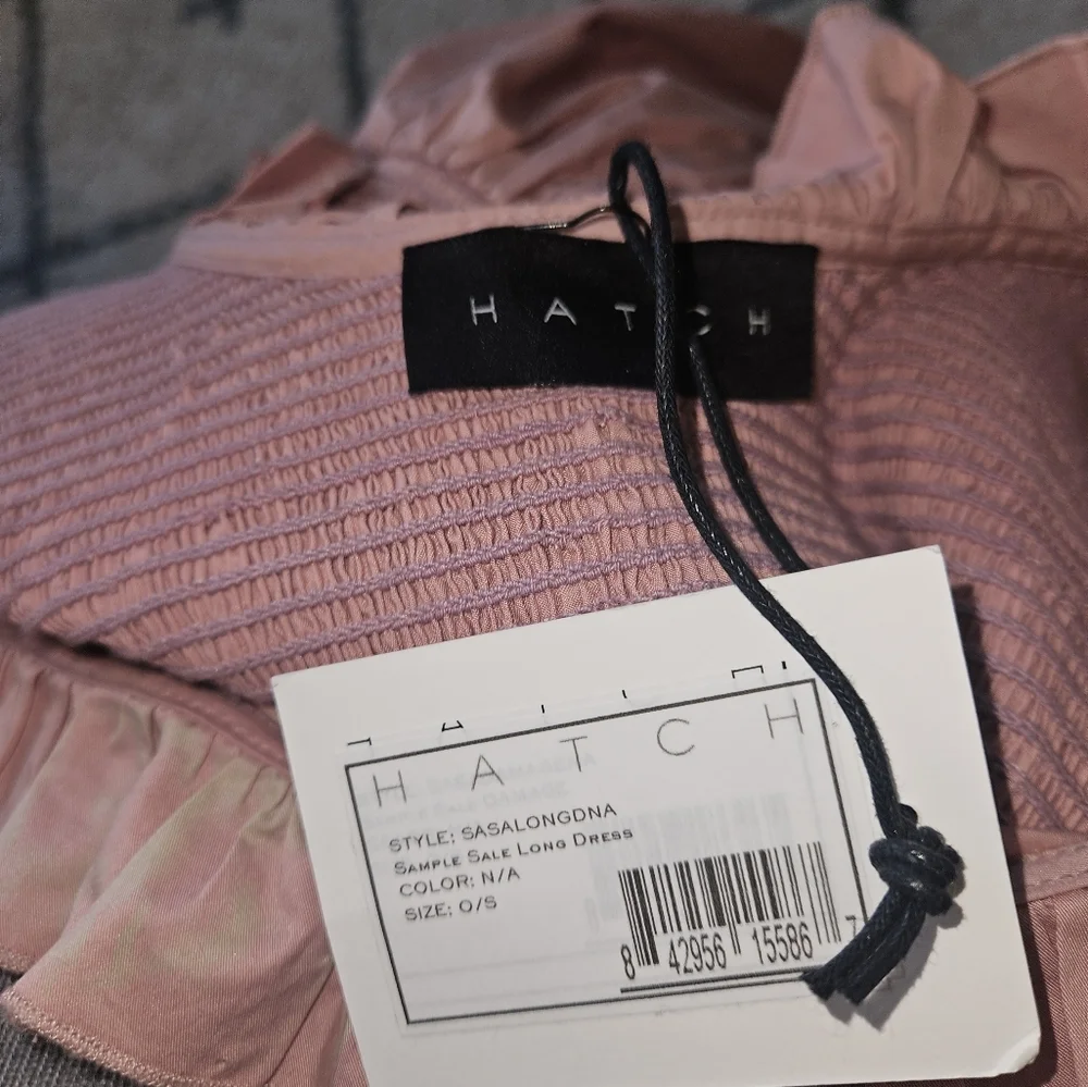 Hatch Maternity Ruffle Trim Maxi Length Dress O/s - Picture 4 of 6